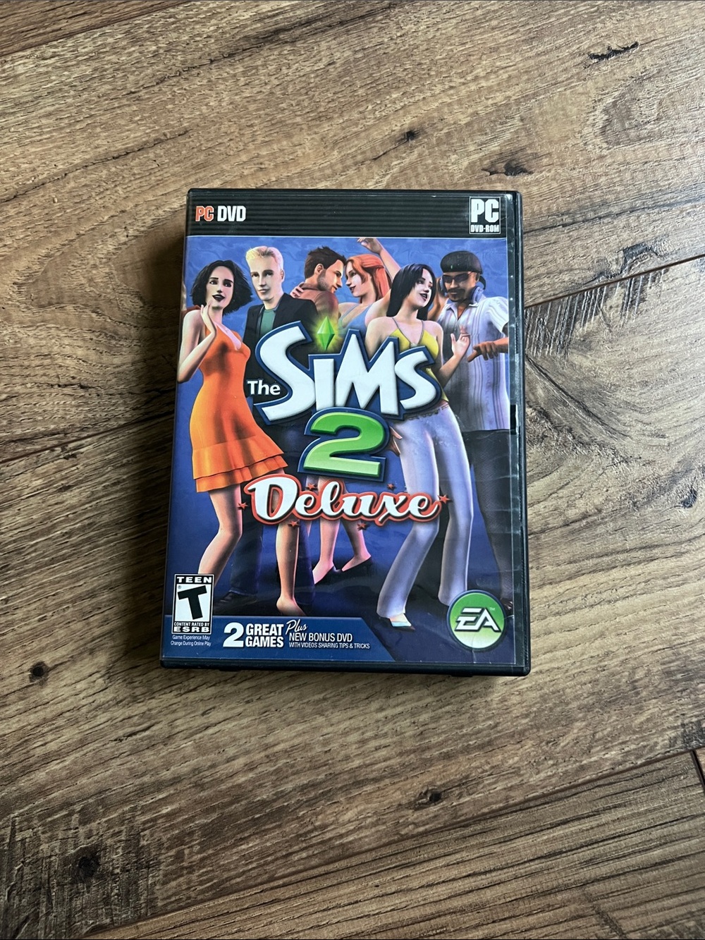 The Sims 2 Deluxe PC Game - EA - Blue Cover